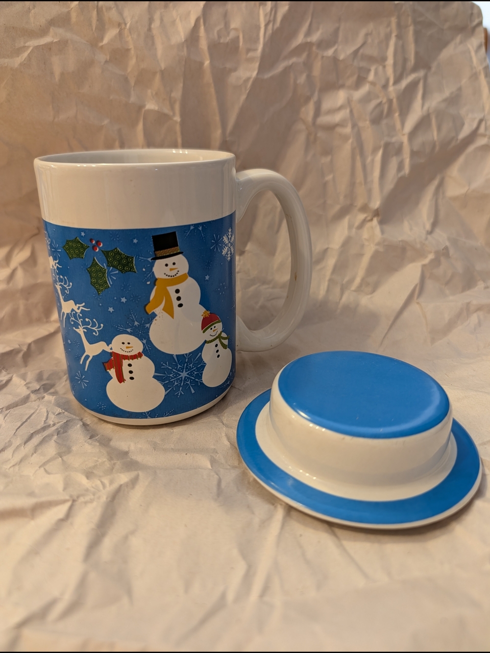 Royal Norfolk Christmas Mug w Lid